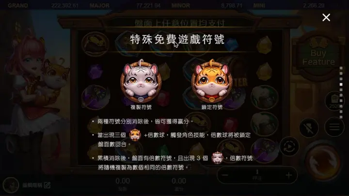 虎小妹白虎與橘虎兩種特殊符號說明